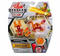 Фигурка-трансформер Bakugan Baku-Gear Ramparian Ultra 6055887/20124269, красный-оранжевый