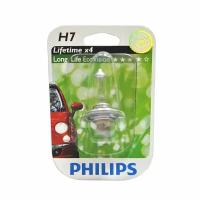 Лампа 12V H7 55W PX26d блистер (1шт.) Long Life Eco Vision PHILIPS