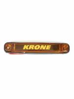 Габаритный фонарь светодиодный 24В на прицеп KRONE Желтый SLIM