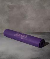Коврик для йоги Sangh "Мандала", размеры 173 х 61 х 0,4 см, цвет фиолетовый