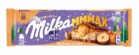 Шоколад молочный MILKA Wholenut Caramel с карамелью и обжаренным цельным фундуком, 300г