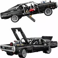 Конструктор Technic "Dodge Charger Доминика Торетто" 1077 деталей / Форсаж