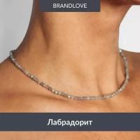 Колье BL Jewelry Prism, сердолик, лазурит, турмалин, гранат, амазонит, апатит, лабрадор, яшма