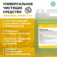 Универсальное моющее и чистящее средство Universal Spray. Готовое к применению, 5л 1284631