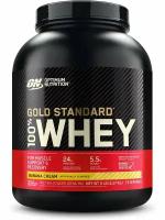 ON 100% Whey Gold standard 5lb (Banana Cream) - Протеин 2270 грамм