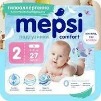 Mepsi подгузник S (4-9 кг), 27 шт