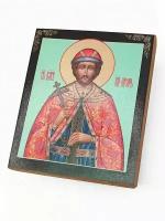 Икона Святой благоверный князь Игорь Черниговский 10х15 см