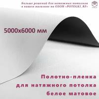 Полотно (пленка) для натяжного потолка MSD Classic, белое матовое, 5000x6000 мм