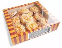 Печенье бисквитное семейка озби, с апельсином в белой глазури, 400 г, картонная коробка, ш/к 44395, 1279