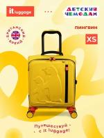 Чемодан-каталка IT Luggage, ручная кладь, 33х45х20 см, 2 кг, оранжевый, желтый