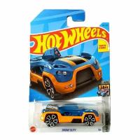 HKJ70 Машинка игрушка Hot Wheels металлическая коллекционная Drone Duty синий; оранжевый