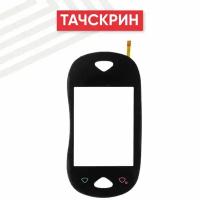 Сенсорное стекло (тачскрин) для мобильного телефона (смартфона) Alcatel OneTouch (880), 2.4", черное