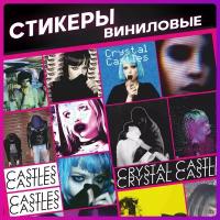 Стикеры на телефон набор наклеек crystal castles