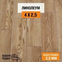 Линолеум для пола на отрез 4х2,5 м. Комитекс, коллекция Парма, Рига 475, бытовой, 21 класс