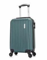 Умный чемодан L'case Krabi Krabi, 30 л, размер S, зеленый