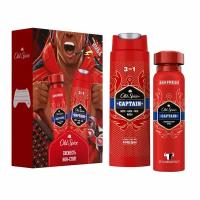 Подарочный набор Old Spice Capitan Дезодорант 150мл + Гель для душа 250мл