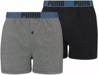 Боксеры (2 шт) Puma PUMA MEN LOOSE FIT JERSEY BOXER 2P L для мужчин