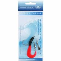 Микадо Морская оснастка Mikado PILK TWIST RIG 5.5см, крючок № 4/0 (BLACK/RED) ()