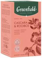 Чайный напиток Greenfield Natural Tisane Каскара-Ройбош 20*1.8г