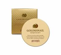 Гидрогелевые патчи для области вокруг глаз Petitfee Gold & Snail Hydrogel Eye Patch, 60шт