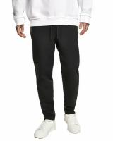 Джоггеры мужские спортивные мягкие из флиса Urban Classics Basic Sweatpants Black 3112 XXL