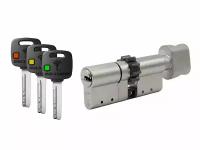 Цилиндр Mul-t-Lock MTL300 Светофор ключ-вертушка (размер 45х35 мм) - Никель, Шестеренка