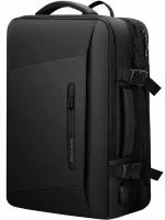 Рюкзак-сумка городской дорожный мужской Mark Ryden универсальный 39л, для ноутбука 17", водонепроницаемый, молодежный, черный