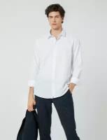 Рубашка KOTON, размер 46, белый