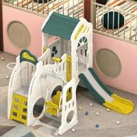 Игровой комплекс Unix Kids Playhouse с горкой и качелями (спортивно-игровая площадка для дачи и улицы)