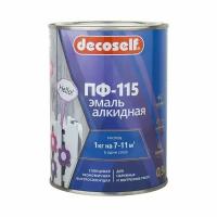 Пуфас Эмаль ПФ-115 Decoself (0,9кг - 0,67л) белый- матовый