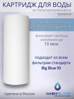 Картридж NASHFILTER из вспененного полипропилена РP 10 Big Blue, 10 мкм