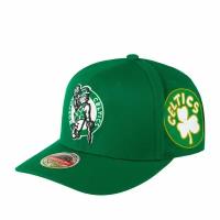 Бейсболка MITCHELL NESS арт. HHSSINTL1266-BCEGREN Boston Celtics NBA (зеленый), размер ONE