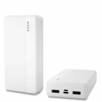 Внешний аккумулятор на 20.000 м*Ач / Power Bank / белый