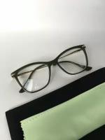 Женские очки для чтения Vizzini -3 с квадратной оправой зеленые 8190