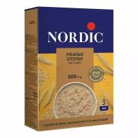 Хлопья ржаные 3 шт по 500 г Nordic