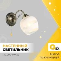 Бра настенное IMEX, MD.0170-1-W-AB, бронза