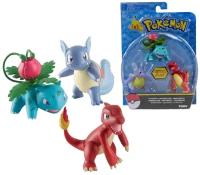 Набор фигурок Покемон айвизавр, чармилион, вартортл Pokemon TOMY Pokemon IVYSAUR, CHARMELEON, WARTORTLE Tomy