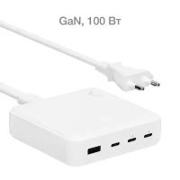 Быстрое зарядное устройство COMMO 100W Table Charger (3xUSB-C + 1xUSB-A) Y100-WNC, 100 Вт, white