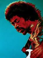 Плакат, постер на холсте Jimi Hendrix/Джими Хендрикс. Размер 21 х 30 см