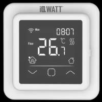 Терморегулятор IQWATT Smart Heat Wi-Fi белый термопласт