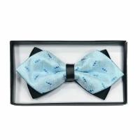 Нежно-голубая галстук бабочка 840194