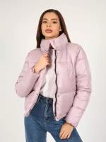 Gordi Style/ Куртка осенняя утепленная стеганная короткая, наполнитель холлофайбер, цвет розовый, размер 50