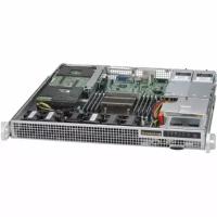 Корпус Supermicro 1U, Support WIO MB, max MB size 12.3" x 13" and Proprietary MB 8" x 13", Up to 2 x 2.5" fixed with bracket, 400W ( CSE-514-R407W)