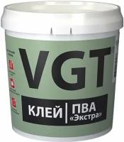 Клей ПВА Экстра VGT 1кг Сверхпрочный / ВГТ Экстра