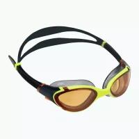 Очки для плавания Speedo Biofuse 2.0, 8-00233214507, оранжевые линзы, желтая оправа