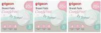 Pigeon Вкладыши для бюстгралтера с алоэ Comfy Feel Breast Pads, 30 шт, 3 уп