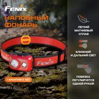 Налобный фонарь светодиодный аккумуляторный Fenix HL32R-T 800 Lumen Red