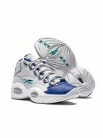 Кроссовки Reebok Question Mid, размер 11, фиолетовый, серый