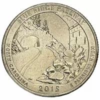 США 25 центов (1/4 доллара) 2015 г. (Квотеры "Парки США" - Автомагистраль Блу-Ридж) (D)