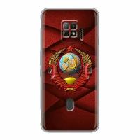 Дизайнерский силиконовый чехол для ЗТЕ Нубиа Ред Мэджик 7С Про / ZTE Nubia Red Magic 7S Pro Герб СССР